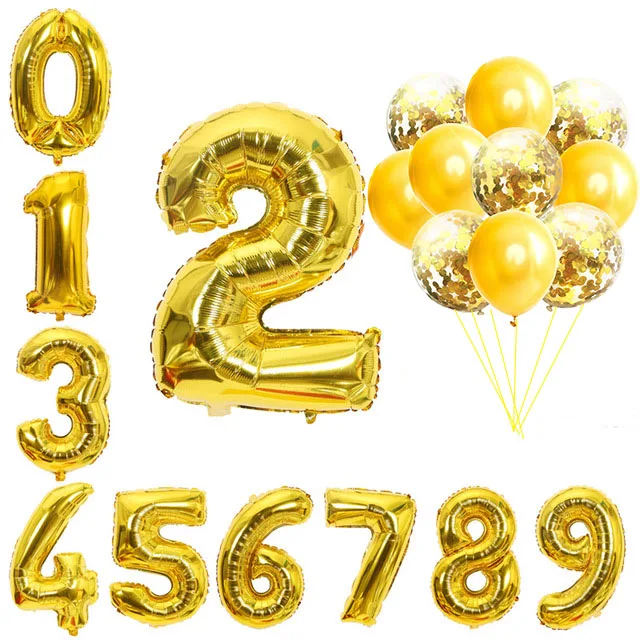 Набор воздушных шаров из фольги 11 шт.|Воздушные шары и аксессуары| |