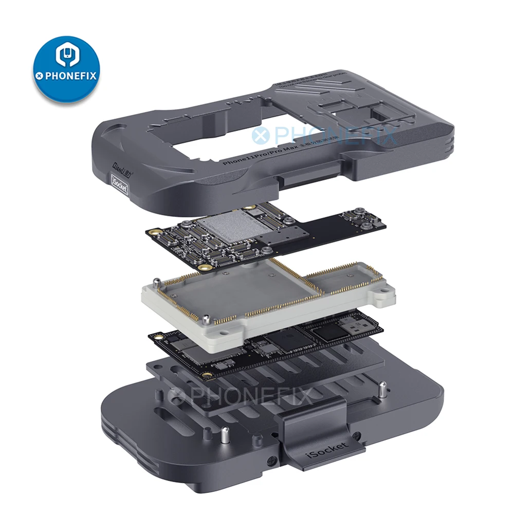 

Qianli iSocket Motherboard Test Fixture PCB separation Test Jig for iphone 11/11PRO/PRO Max Main Board Function Testing Holder