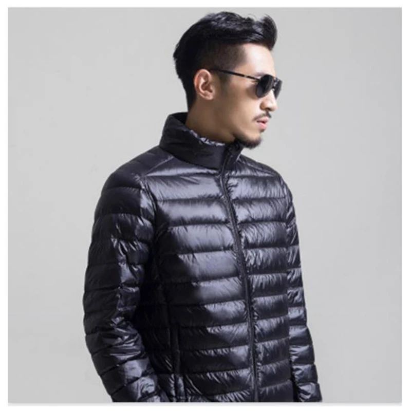 Men Down Jackets ultra Light Coat Winter Oversize Autumn Warm Puffer jacket Jacket Parka Doudoune Homme | Мужская одежда