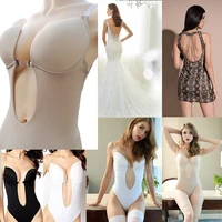 best seller backless bra seamless u shaped deep v underwear for wedding party dress accrssories