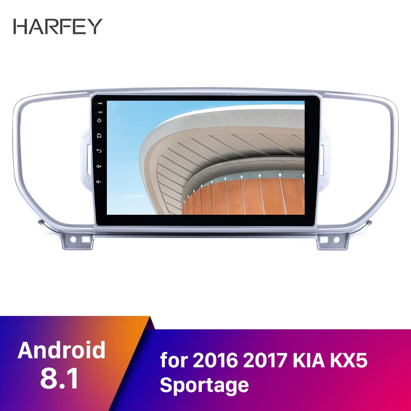 Harfey Android 8 1 9 ''HD сенсорный gps навигатор для 2016 2017 KIA KX5 Sportage с wifi 3g Bluetooth