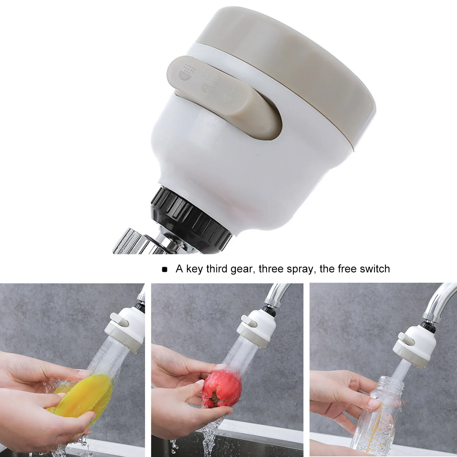 Behogar экономии воды кран сопло аэратора регулируемый Насадки для душа Фильтр