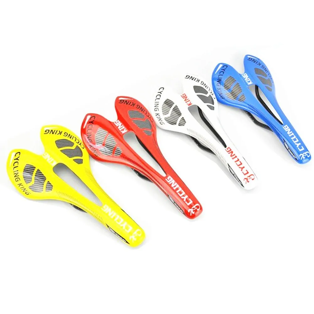 

Full Carbon Fiber Bike Seat MTB Mountain Road Bike Saddle Seat Breathable Comfort Racing Seat 270*141mm Cycling Parts