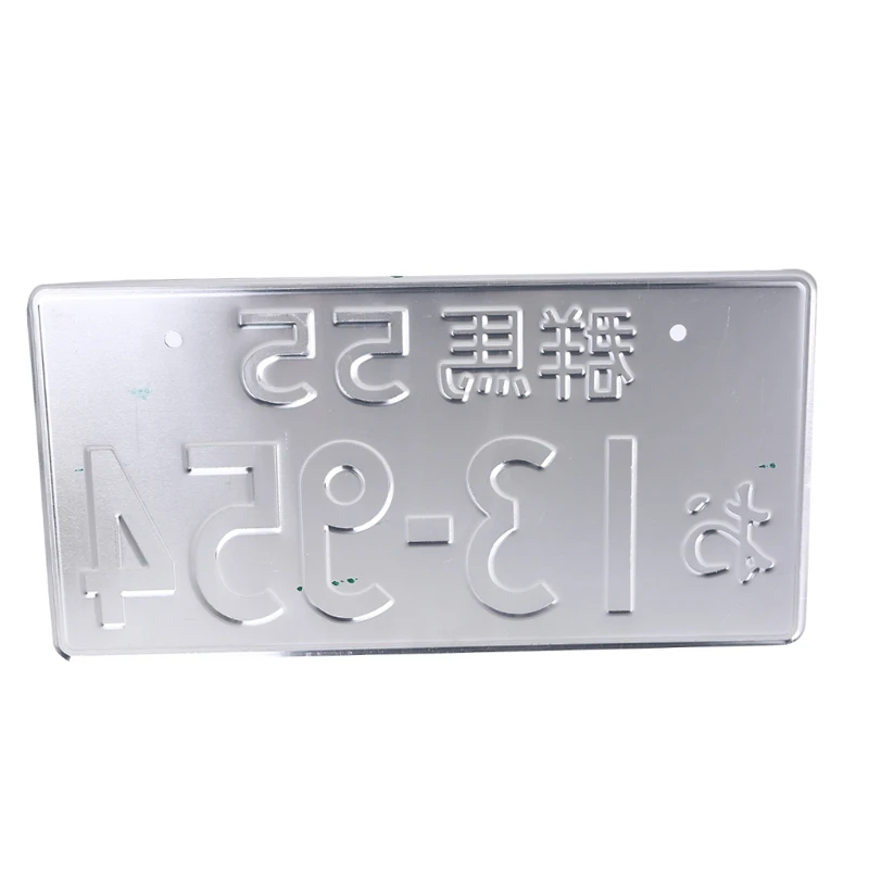 Японский временный номерной знак японская алюминиевая автоматическая бирка