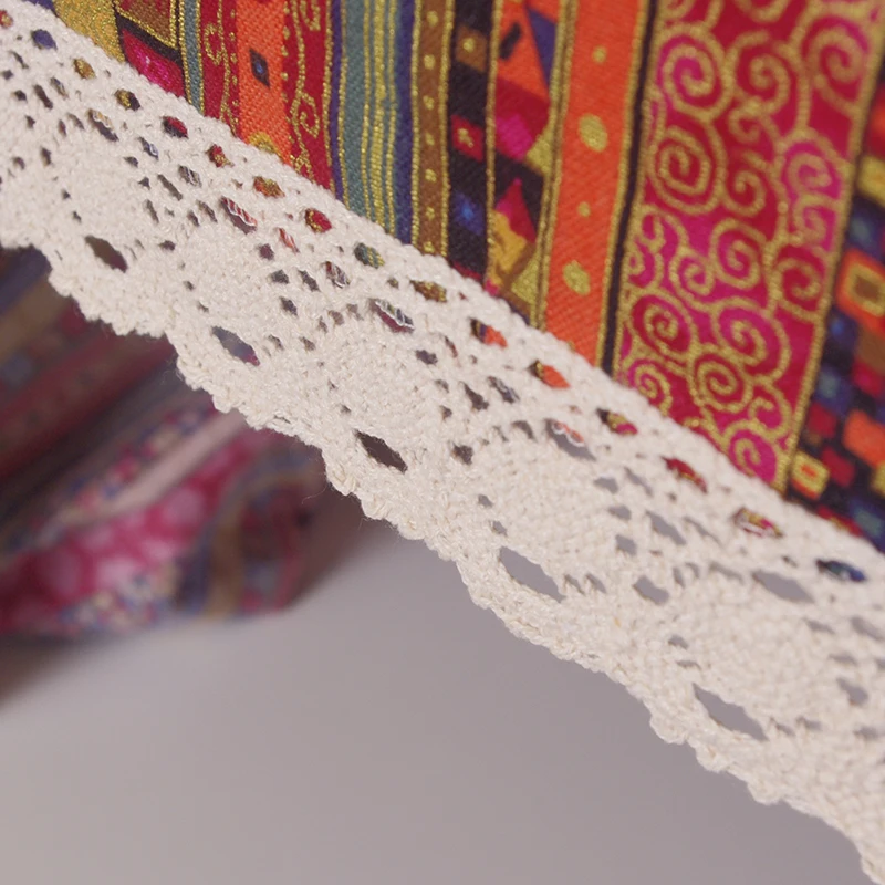 Классическая красная льняная хлопковая скатерть прямоугольные Разноцветные