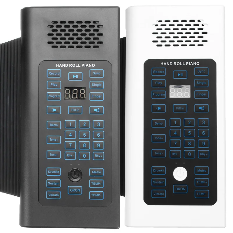 

Hot 88 Keys Rechargeable Keyboard Roll Up Piano With Microphone Speaker Musical Instrument Electric Accessory