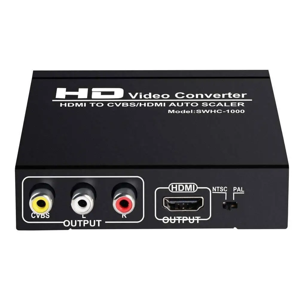 HDMI к CVBS AV/HDMI авто скейлер 1080P для STB DVD PS2 PS3 psp Поддержка NTSC PAL HDMI1.3 | Электроника