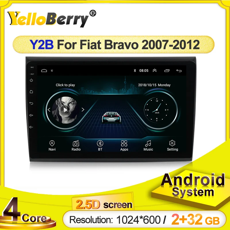 IPS WIFI 2G RAM автомобильный dvd плеер на основе Android для Fiat/Bravo 2007 2008 2009 2010 2011 2012 радио GPS