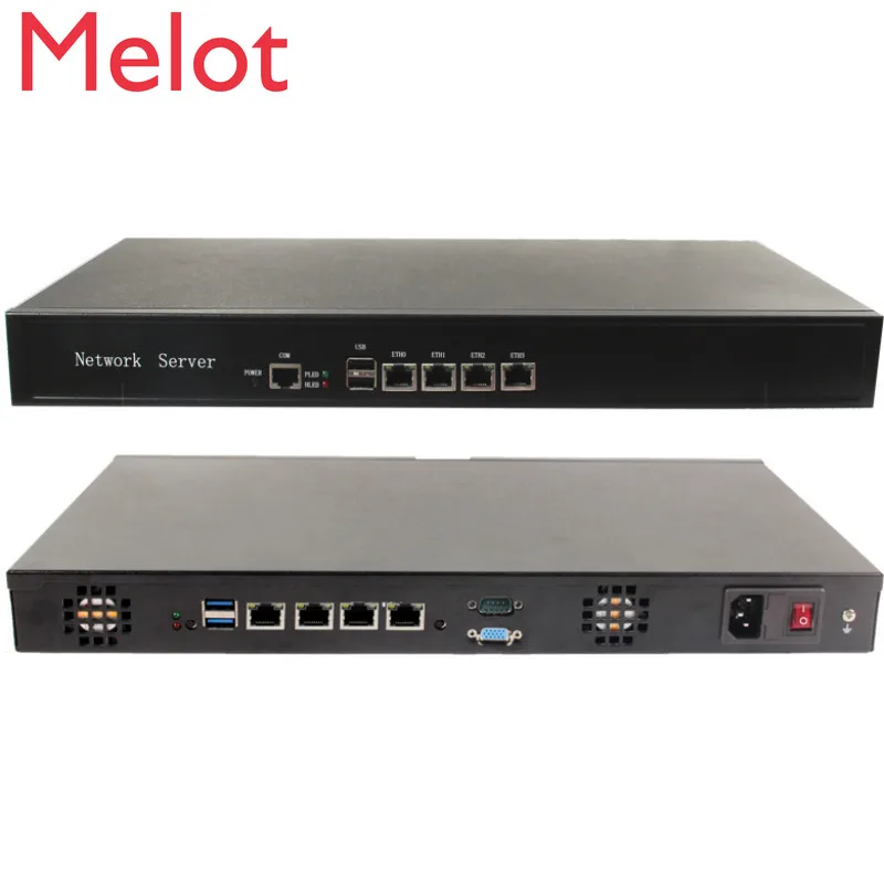 

Сервер брандмауэра SQR 4 Lan с ЦП D2550 D525