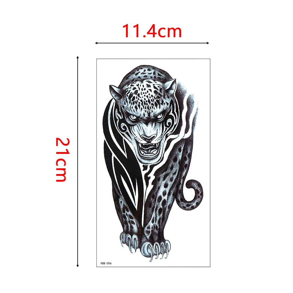 Водонепроницаемая Временная тату наклейка лесная луна летающая птица медведь