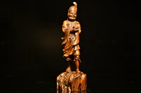 china lucky old boxwood hand carved jigong statue jigong living buddha office ornaments town house exorcism ward off evil spirit
