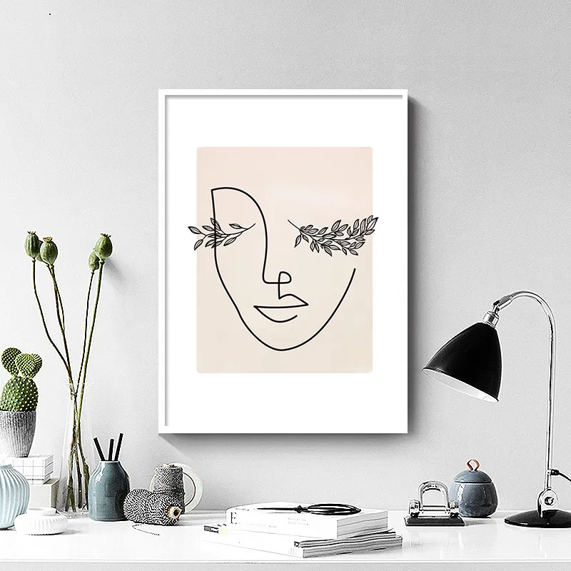 Современные модные фотообои для макияжа настенная Картина на холсте картины