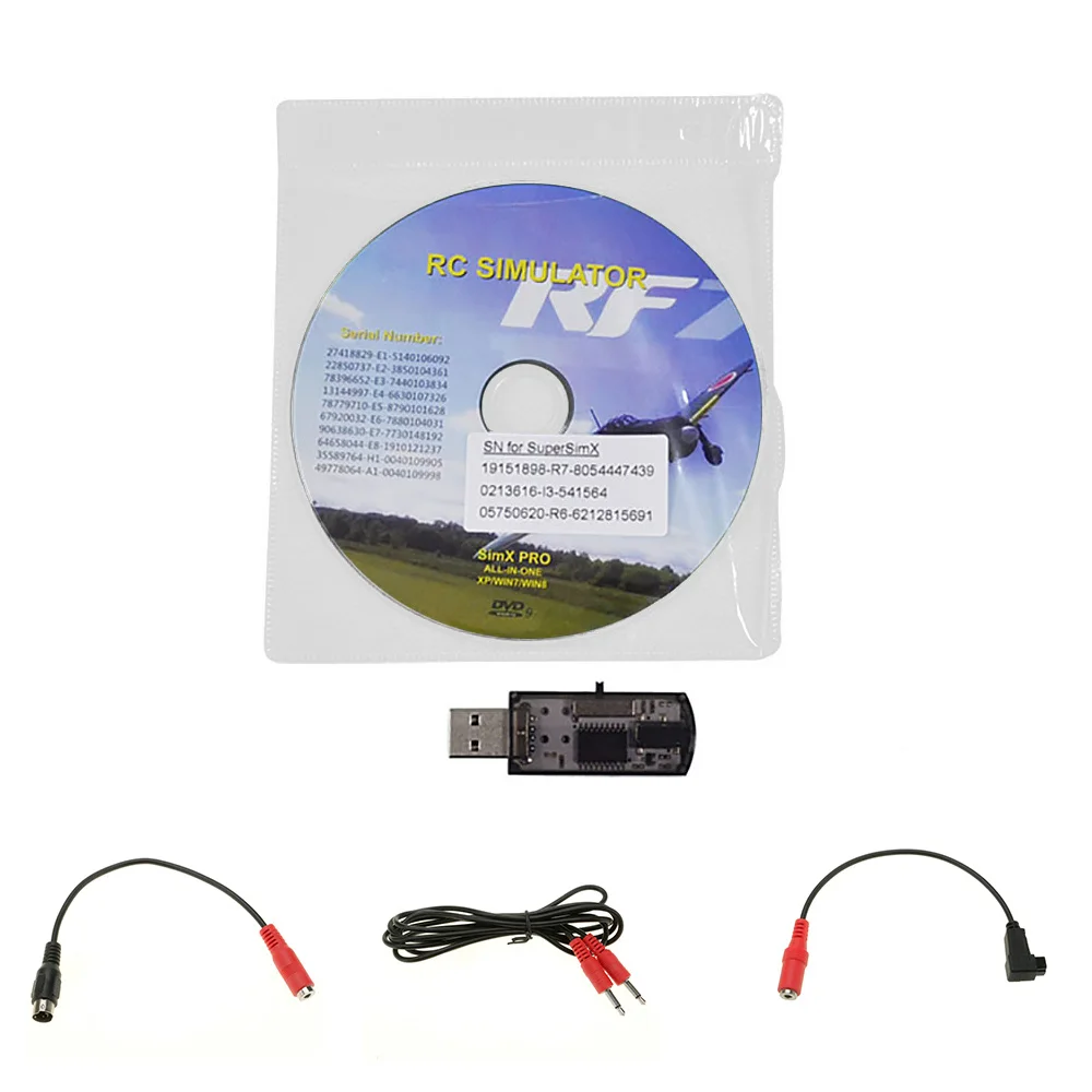 Новый все 20 в 1 кабель для симулятора полета/USB ключ радиоуправляемого вертолета