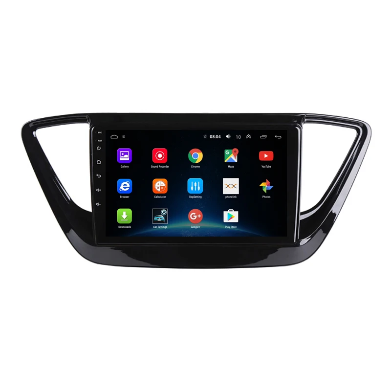 9 &quot2.5D IPS Android 1 автомобильный DVD GPS для Hyundai Verna Solaris 2017 2018 Автомобильный Радио Видео