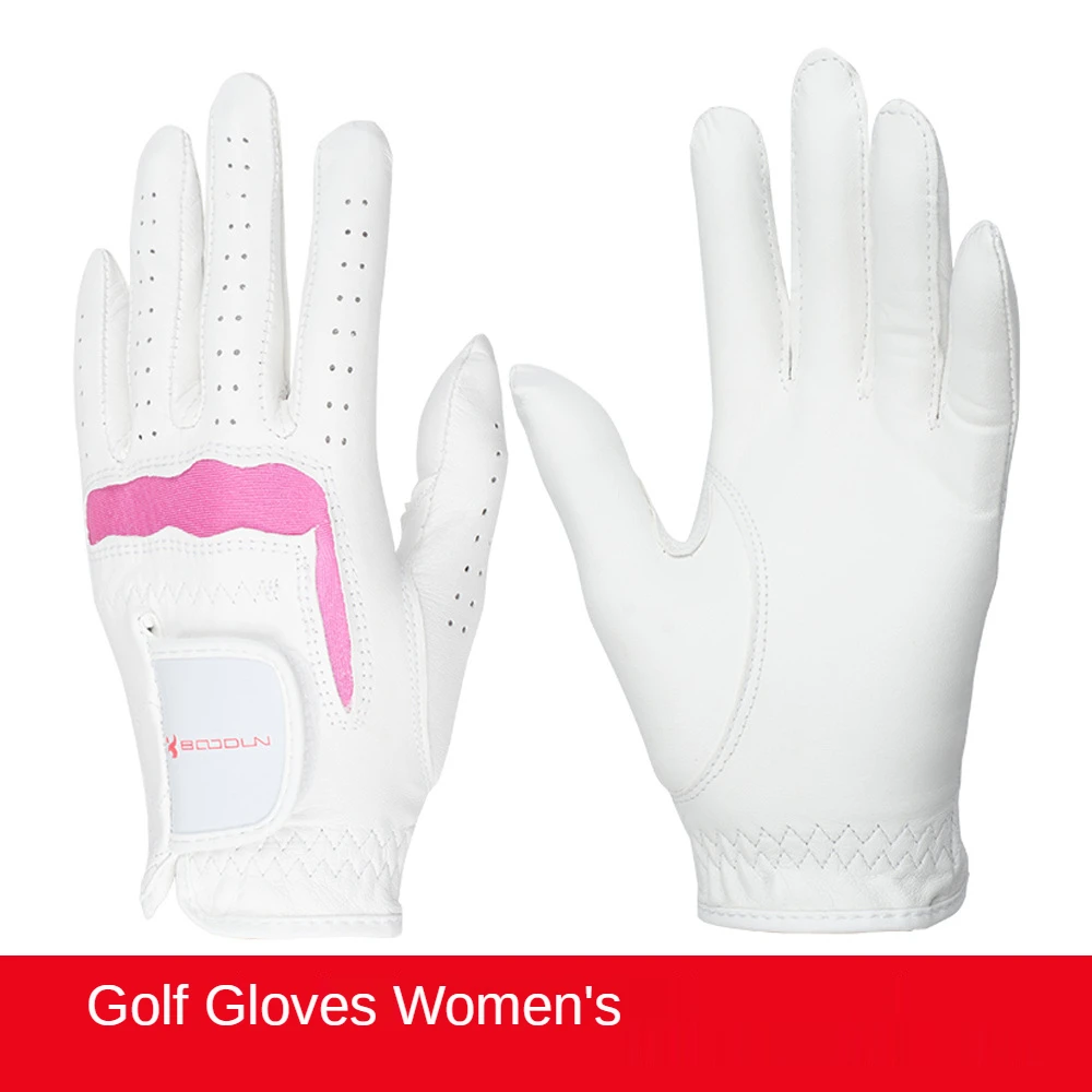 

Спортивные женские перчатки для гольфа, дышащие, Нескользящие, износостойкие и удобные перчатки для тренировок левой/правой рукой