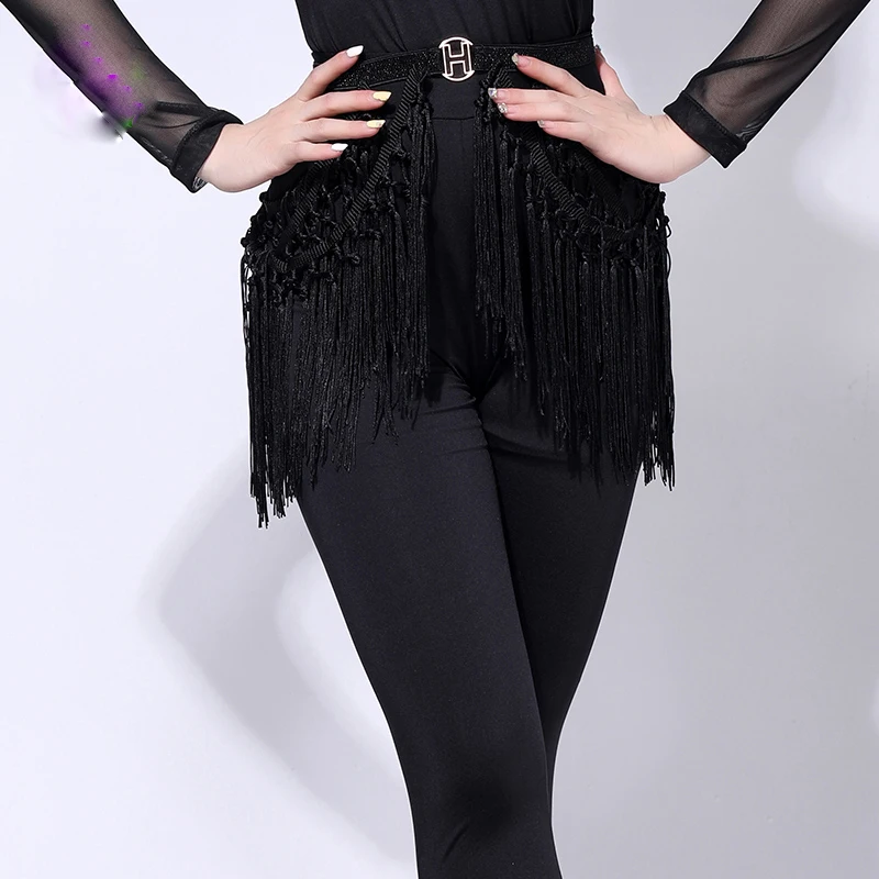 Женская черная ручка ремень для сальсы ча Танго самбы румбы танцевальная