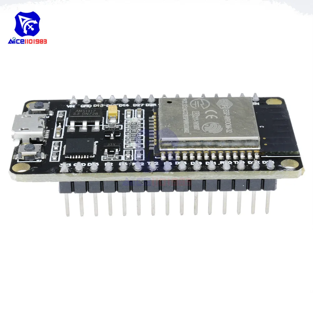 Diymore ESP32 ESP 32 CP2102 Беспроводной Wi Fi Bluetooth ESP8266 макетная плата Micro USB Dual Cor модуль для IoT