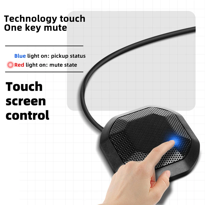 

CELLA CITY USB Condenser Conference Microphone Intelligent Noise Reduction For PC Gaming Live Streaming Vedio Recording Mic