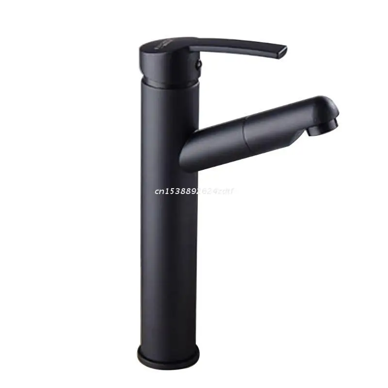 

Bathroom Kitchen Basin Faucet Single Handle Pull Out Spray Hot Cold Sink Tap Dropshipping