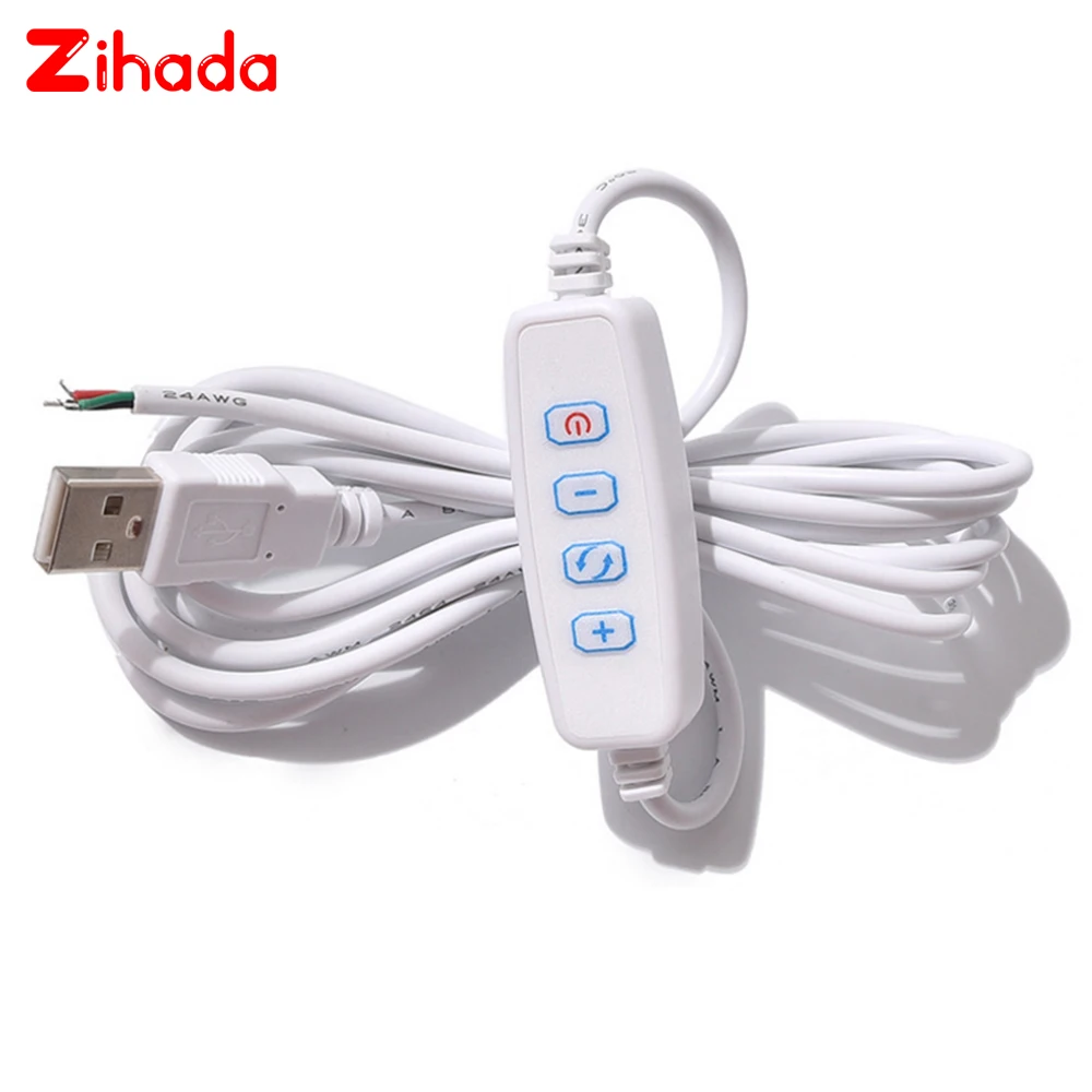 USB кабель для светодиодной лампы 5 в пост. Тока 2 м|Портативные осветительные