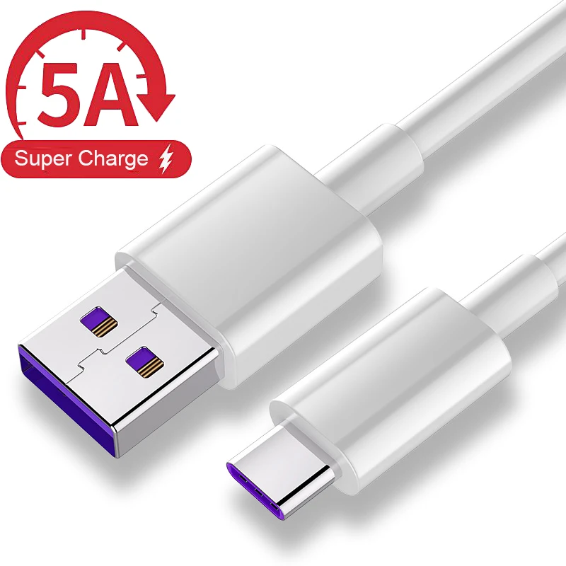 GARAS-Cable Mini USB Micro Usb Tipo C, cargador de Carga rápida 5A,...