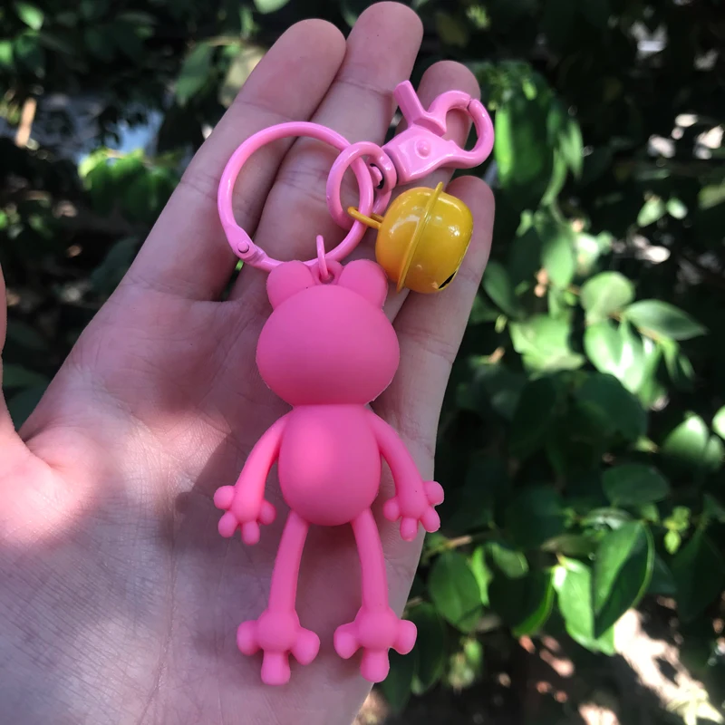PCV Soft Plastic 3D Keychain Epoxy Doll Cartoon Three-dimensional Long Bag Car Pendant | Украшения и аксессуары