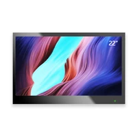 soulaca 22 inch mirror waterproof tv android 9 0 for eu bathroom smart led television remote control full hd 1080p