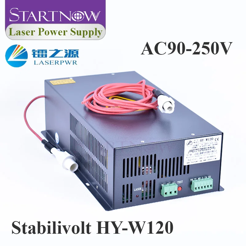 HY-W120 120 Вт CO2 лазерный источник питания 110 В 220 В Универсальный PSU 100 Вт Co2 лазерный источник для лазерной гравировки и резки