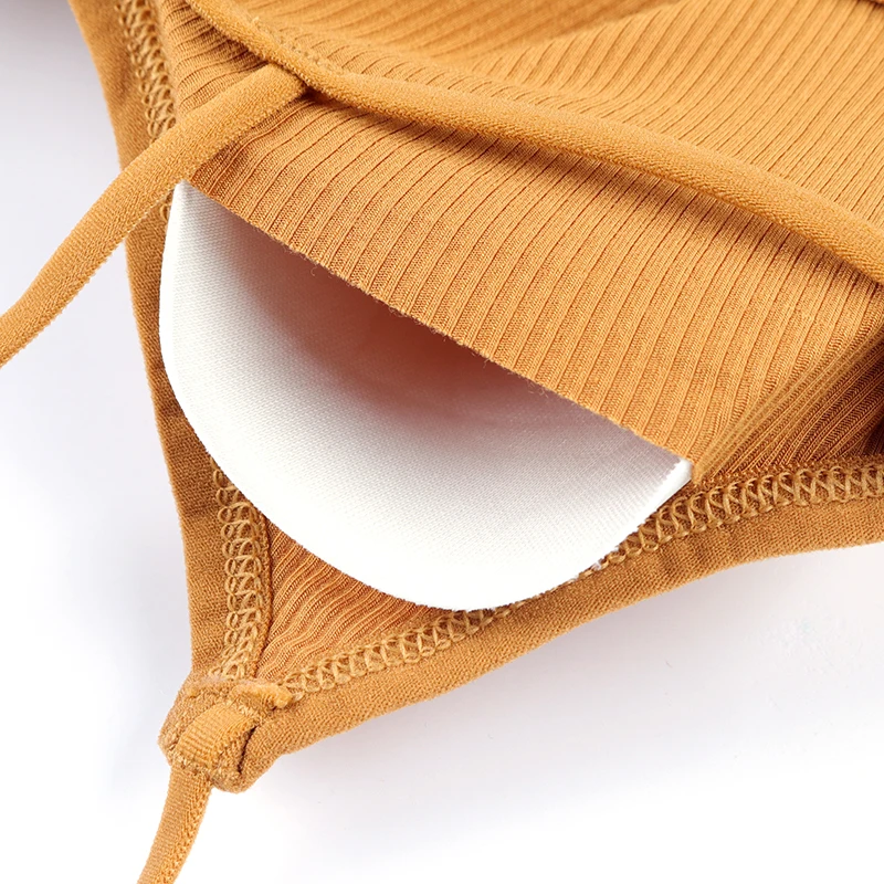 VEQKING спортивный бюстгальтер из модала с перекрестной спинкой тонкие бретельки