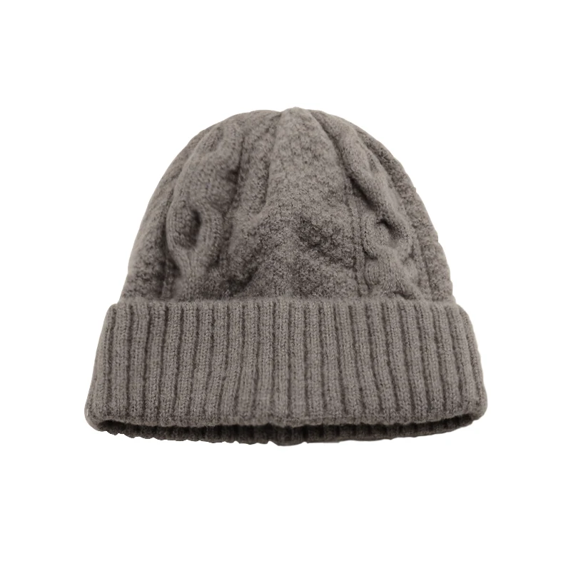 

YQYXCY Winter Hats for Women Beanie Winter Hat Female Wool Knitted Ladies Hats Warm Bonnet Cap Korean Black Beanies Gorros
