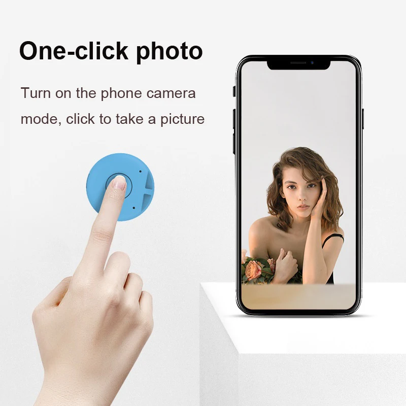 

New Cute Portable Bluetooth Selfie Wireless Sports Outdoor Audio with Remote Control Photography Hands-free Mini Speaker