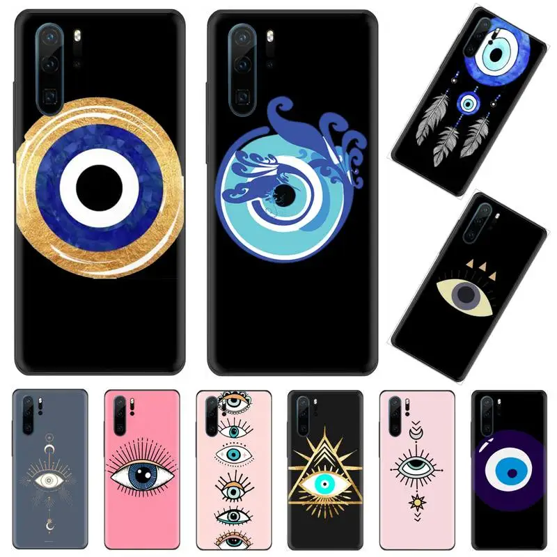 

Evil Eye Third Eye Phone Case Funda For Huawei P9 P10 P20 P30 Lite 2016 2017 2019 plus pro P smart Cover Funda Shell