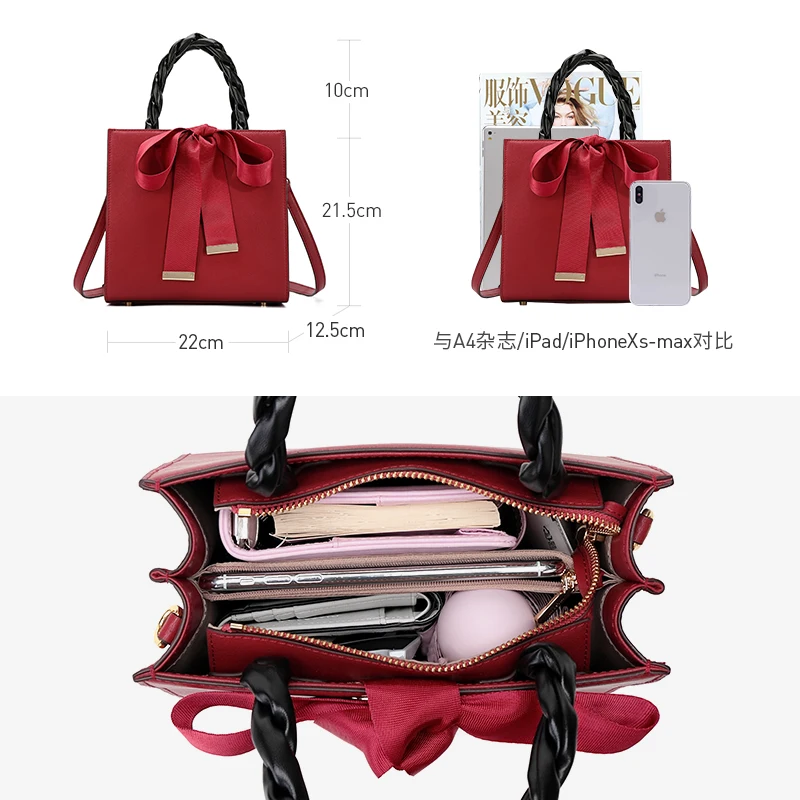 Женская сумка мессенджер LAFESTIN мягкая тканая через плечо 2019|Сумки с ручками| |