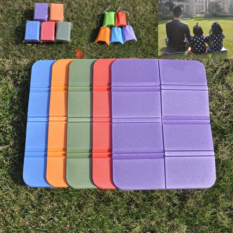 

Foldable Outdoor Double Camping Mat Seat Moisture proof XPE Cushion Portable Waterproof Foam Pads Yoga Chair Picnic Beach Pads