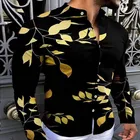 Новинка 2021, мужские весенне-осенние повседневные рубашки в клетку с длинным рукавом, новая модель, Женская винтажная блузка на пуговицах, костюм, одежда