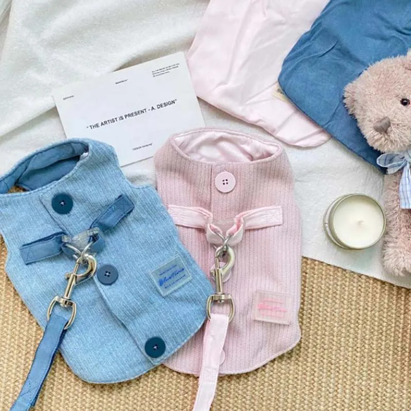 

Всесезонный однотонный поводок для домашних питомцев, стильный поводок для прогулок и прогулок с кошками и собаками, нагрудный поводок для ...