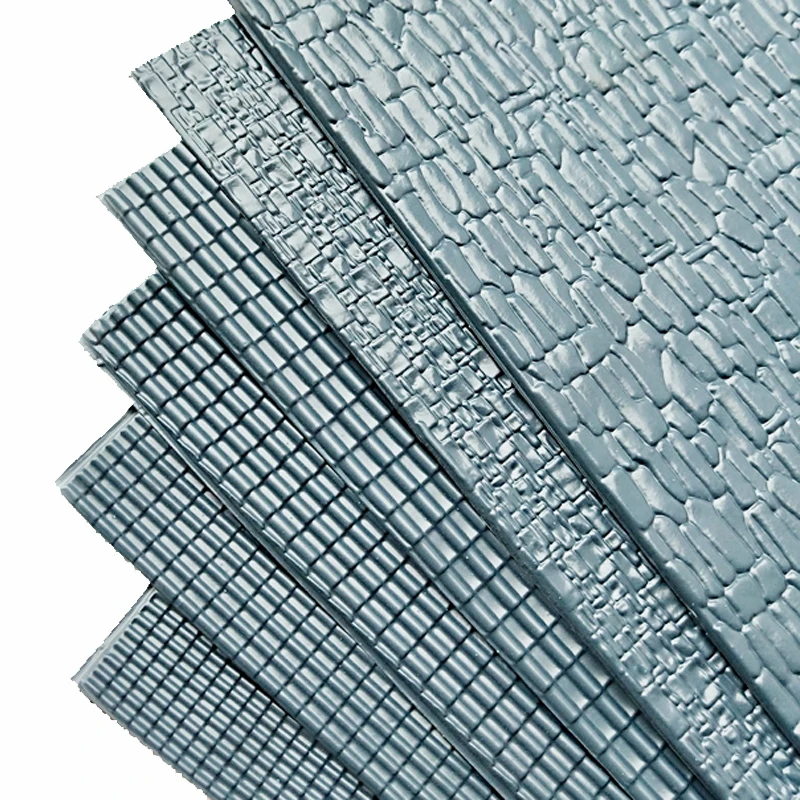

5Pcs 20*30cm 1/25 30 50 75 Architectural Villa House Scale Model Train Materials Miniature PVC Model Tiles Antique Grey Colors