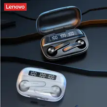 Lenovo QT81 Earphone Wireless Bluetooth 5.1 Headphones AI Control Gaming Headset Stereo Bass With Mic Noise Reduction