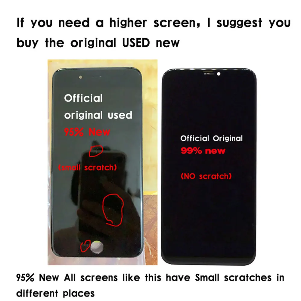 Pantalla LCD Original oficial de tono verdadero para iPhone 12, 12mini, 12 pro max, montaje de digitalizador t&aacute;ctil, pieza de repuesto-3