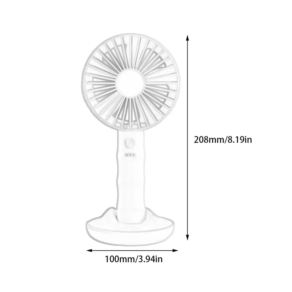 

Bamboo-like Handheld Usb Rechargeable Mini Fan Summer Electric Handheld Fan Nordic Style Desktop Cool