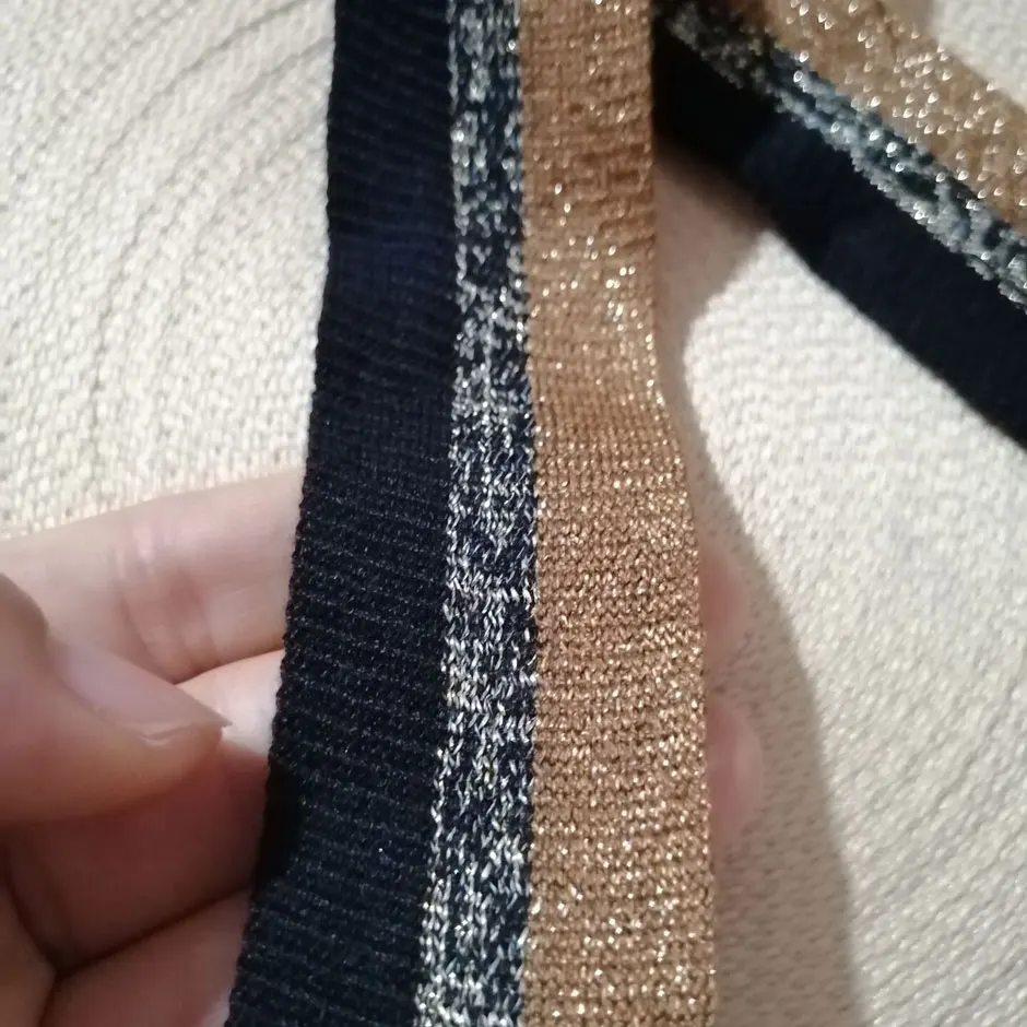 30mm Red Brown cotton Knitting Stripe Webbing Sport Pants Cloth Elastic Band Stretching Lace Ribbons DIY Garments Accessories | Дом и сад