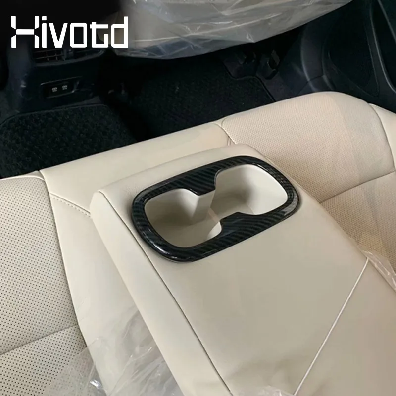 Hivotd задний держатель стакана для воды молдинги рамка Крышка отделка аксессуары