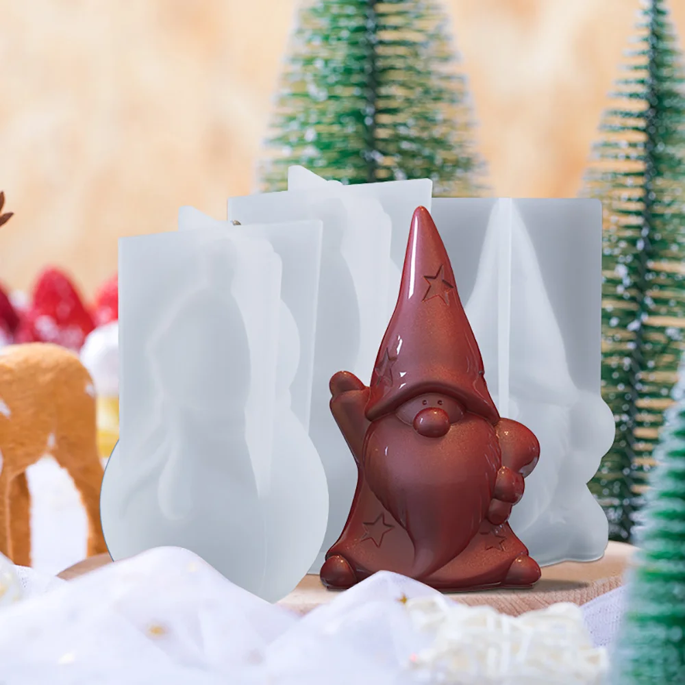 

Santa Claus Snowman Mold , Silicone Mold For Epoxy Resin, Creative Table Decoration Candle Mold, Christmas Gift Series, DIY