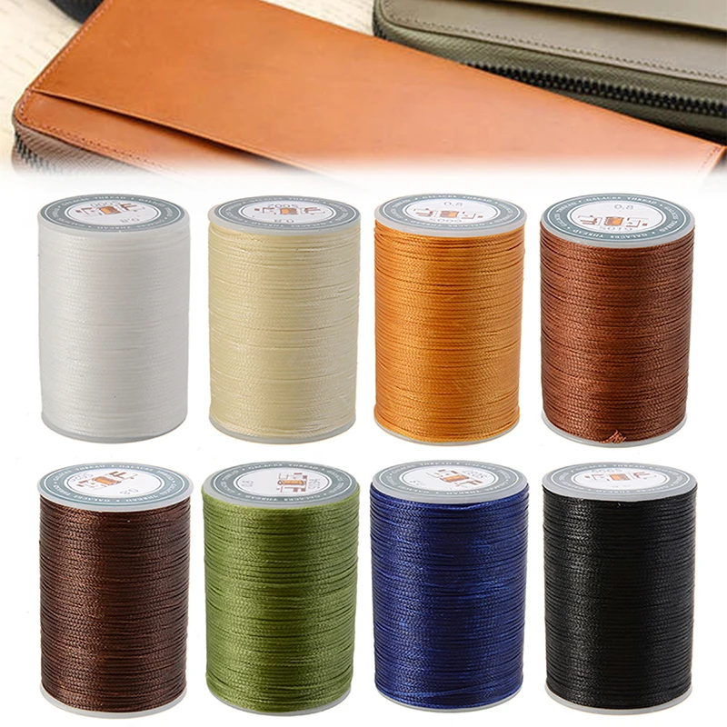 Mayitr вощеная нить для ремонта шнура 0 8 мм сшитая кожаная ручная воск шить и