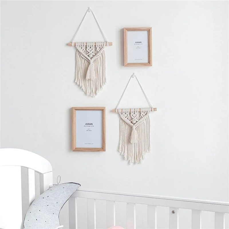 Богемный макраме настенный тканый декоративный гобелен для спальни гостиной