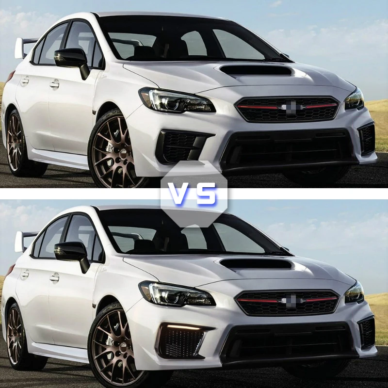 

For Subaru WRX STI 18-20 Limited Switchback White LED DRL Daytime Running Light + Amber Dynamic Led Turn Signal Bezels Fog Lamp