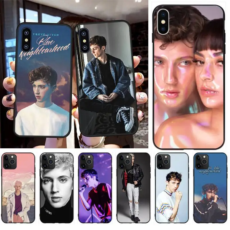 

PENGHUWAN troye sivan Custom Photo Soft Phone Case for iPhone 11 pro XS MAX 8 7 6 6S Plus X 5S SE XR case