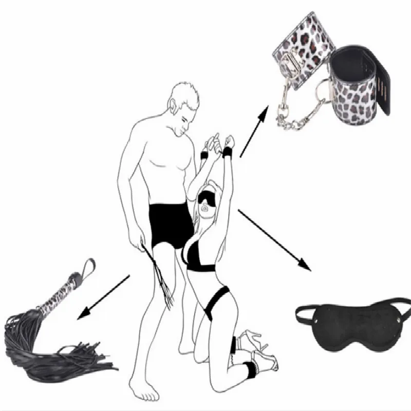 16 набор секс-игрушки наручники БДСМ костюмы секс съемный распорка для лодыжки