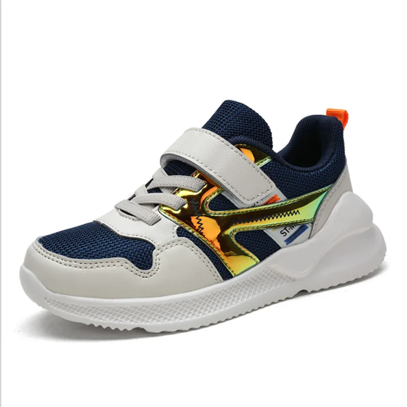 

2021 Spring and Autumn Boys Sneakers Children Mesh Breathable Casual Shoes Girls Soft Sole Lightweight and Comfortable Fashion