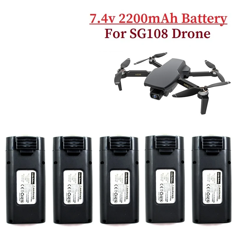 Оригинальный аккумулятор для SG108 SG 108 Drone RC Quadcopter запасные части 7 4 В 2200 мАч литий